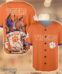 Clemson Tigers Wave Player Baseball Jersey Shirt For Team