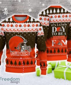 Cleveland Browns Knitted Sweater For Men Women Fans Gift Christmas