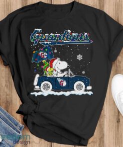 Cleveland Guardians Snoopy And Woodstock Driving Car Cute Snoopy Limited Edition Shirt