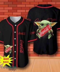Coca Cola Baby Yoda Baseball Jersey for All Genders