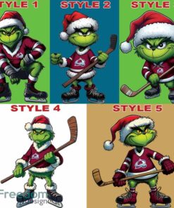 Colorado Avalanche New Grinch Ugly Christmas Sweater Gift For Men And Women - Colorado AvalancheMulti Grinch Ugly Christmas Sweater Gift Adult Photo 3