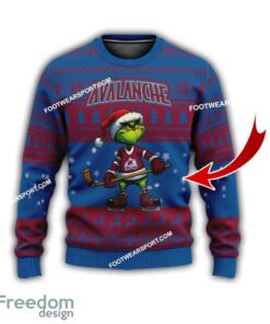 Colorado Avalanche New Grinch Ugly Christmas Sweater Gift For Men And Women