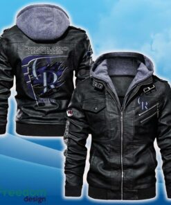 Colorado Rockies Leather Jacket Black And Brown Color For Men And Women Gift Fans All OVer Print Gift Fans