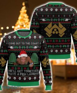 Come Out To The Coast We’ll Get Together Have A Few Laughs Die Hard Ugly Christmas Sweater 3D All Printed Sweater Christmas Gift