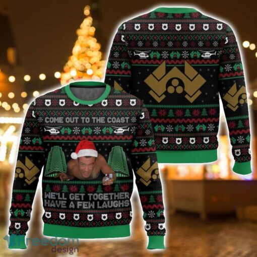 Come Out To The Coast We’ll Get Together Have A Few Laughs Die Hard Ugly Christmas Sweater 3D All Printed Sweater Christmas Gift Product Photo 1