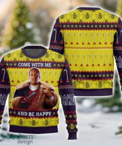 Come With Me And Be Happy Candyman Horror Ugly Christmas Sweater 3D All Printed Sweater Christmas Gift