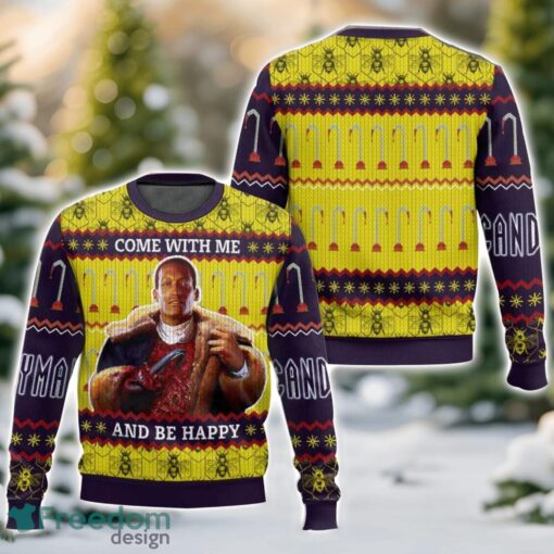 Come With Me And Be Happy Candyman Horror Ugly Christmas Sweater 3D All Printed Sweater Christmas Gift Product Photo 1