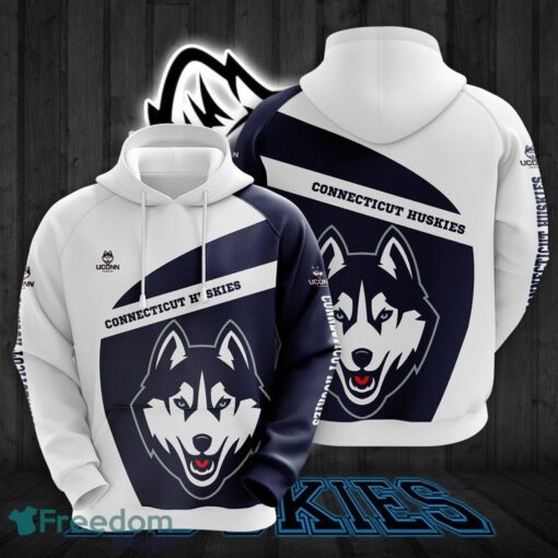 Connecticut Huskies 3D Hoodie For Fans New Trending All OVer Print - Connecticut Huskies 3D Hoodie For Fans New Trending All OVer Print