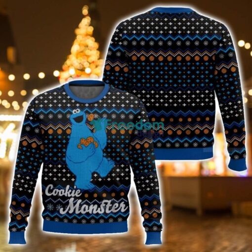 Cookie Monster Ugly Christmas Sweater For Men And Women Christmas Holiday Gift Product Photo 1