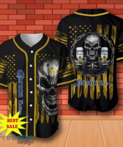 Corona Extra Beer Skull USA Flag Baseball Jersey for All Genders