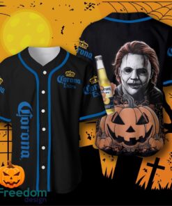 Corona Extra Michael Myers Halloween Costume Baseball Jersey For Men And Women