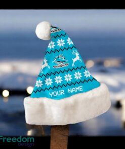 Cronulla-Sutherland Sharks NRL Personalized Santa Hat For Christmas Season
