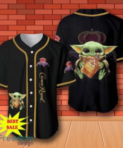 Crown Royal Baby Yoda Baseball Jersey for All Genders