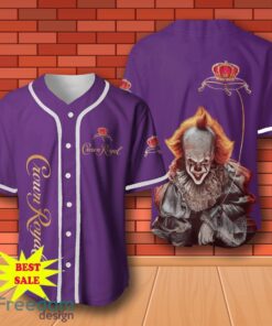 Crown Royal Canadian Whisky Pennywise Halloween Baseball Jersey for All Genders