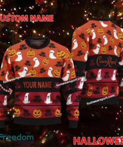 Crown Royal Custom Name Halloween Knitted Christmas Sweater Gift For Men And Women