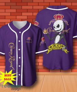Crown Royal Whiskey Halloween Jack Skellington Nightmare Baseball Jersey for All Genders