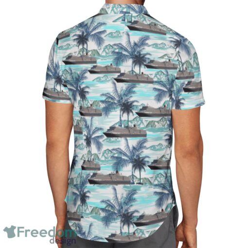 Cunard Line Queen Elizabeth Hawaiian Shirt Beach Shirt Product Photo 3