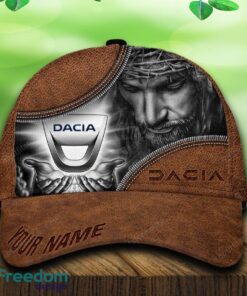 Custom Name Dacia Car All Over Print Jesus Brown 3D Cap And Hat For Fans Gift