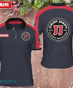 Custom Name Jimmy John’s Team Working Shirt 3D Polo Shirt Golf Polo