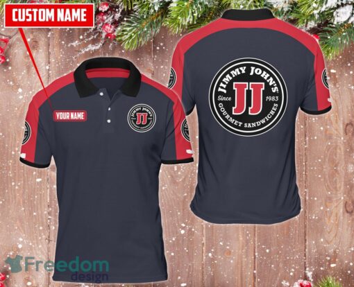 Custom Name Jimmy John's Team Working Shirt 3D Polo Shirt Golf Polo Product Photo 1