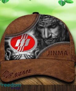 Custom Name Jinma Car All Over Print Jesus Brown 3D Cap And Hat For Fans Gift