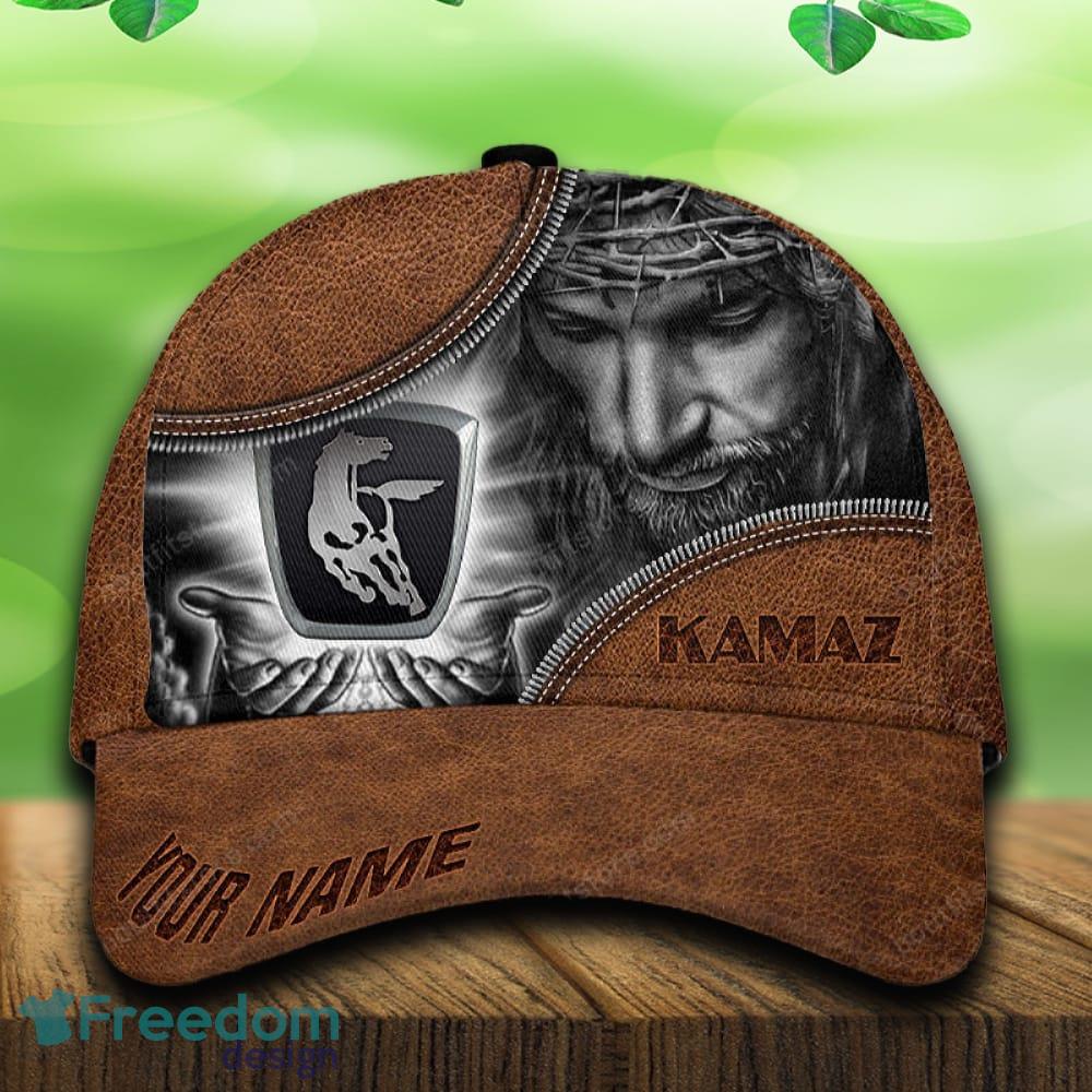 Custom Name Kamaz Car All Over Print Jesus Brown 3D Cap And Hat For Fans Gift image Custom Name Kamaz Car All Over Print Jesus Brown 3D Cap And Hat For Fans Gift - Custom Name Kamaz Car All Over Print Jesus Brown 3D Cap And Hat For Fans Gift