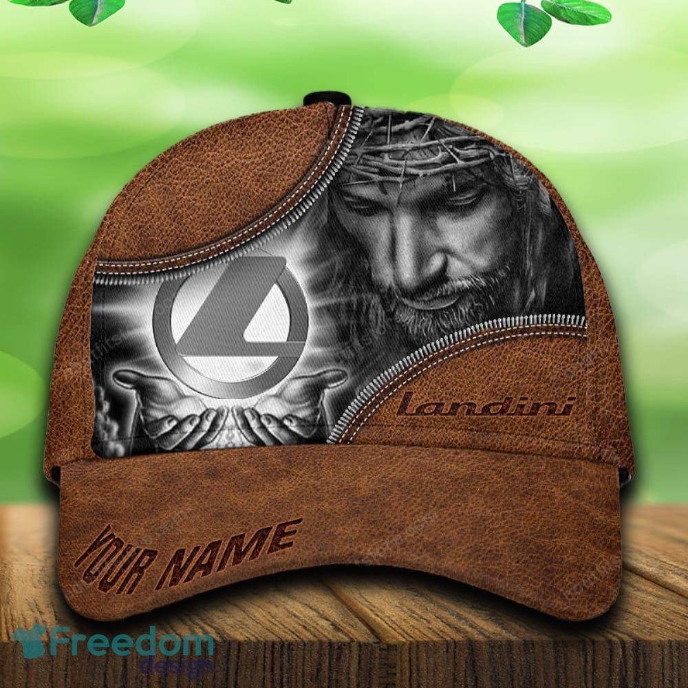 Custom Name Landini Car All Over Print Jesus Brown 3D Cap And Hat For Fans Gift image Custom Name Landini Car All Over Print Jesus Brown 3D Cap And Hat For Fans Gift - Custom Name Landini Car All Over Print Jesus Brown 3D Cap And Hat For Fans Gift