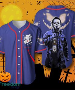 Custom Name Michelob Ultra Halloween Baseball Jersey For Men And Women