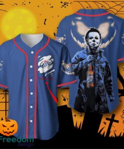 Custom Name Miller Lite Halloween Baseball Jersey For Men And Women