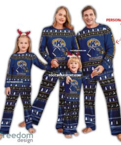 Custom Name New Kent State Golden Flashes Family Pajamas Set Gift Christmas