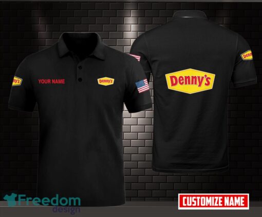 Custom Name PERSONALIZED Denny's AOP 3D Polo Shirt Unique Gift Golf Polo Shirt Product Photo 1