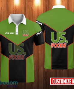 Custom Name PERSONALIZED us foods 3D Polo Shirt Golf Lover Gift