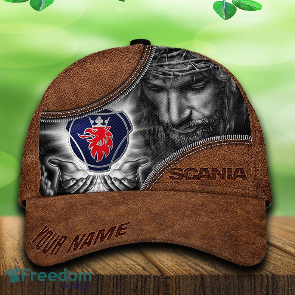 Custom Name Scania Car All Over Print Jesus Brown 3D Cap And Hat For Fans Gift image Custom Name Scania Car All Over Print Jesus Brown 3D Cap And Hat For Fans Gift - Custom Name Scania Car All Over Print Jesus Brown 3D Cap And Hat For Fans Gift