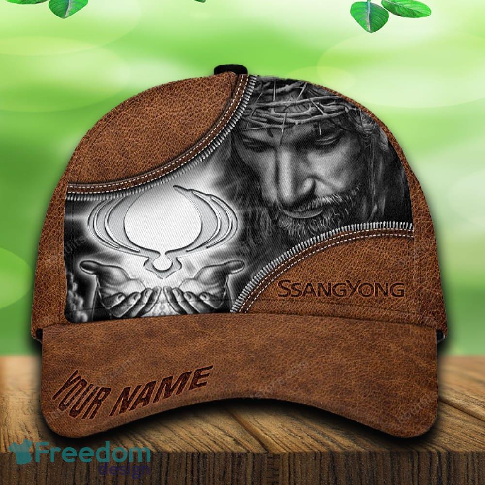 Custom Name SsangYong Motor Car All Over Print Jesus Brown 3D Cap And Hat For Fans Gift image Custom Name SsangYong Motor Car All Over Print Jesus Brown 3D Cap And Hat For Fans Gift - Custom Name SsangYong Motor Car All Over Print Jesus Brown 3D Cap And Hat For Fans Gift