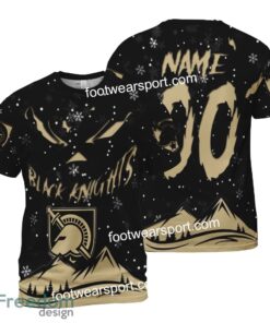 Custom Number And Name Army West Point Black Knights Grinch Face 3D Hoodie, 3D Tshirt, Sweater AOP For Men, Women - NCAA Army West Point Black Knights Grinch Face 3D Hoodie, 3D Tshirt, Sweater AOP Custom Number And Name Photo 2