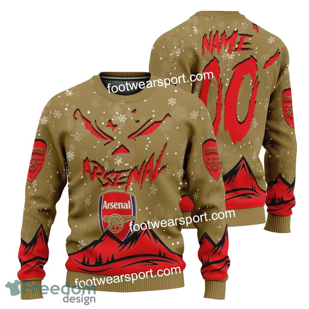 custom-number-and-name-arsenal-grinch-face-3d-hoodie-3d-tshirt-sweater-aop-for-adult-2.jpg Custom Number And Name Arsenal Grinch Face 3D Hoodie, 3D Tshirt, Sweater AOP For Adult - EPL Arsenal Grinch Face 3D Hoodie, 3D Tshirt, Sweater AOP Custom Number And Name Photo 3