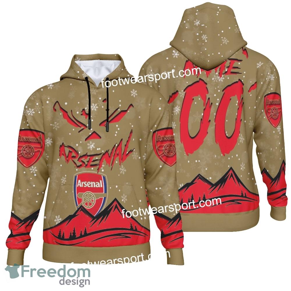 Custom Number And Name Arsenal Grinch Face 3D Hoodie, 3D Tshirt, Sweater AOP For Adult image Custom Number And Name Arsenal Grinch Face 3D Hoodie, 3D Tshirt, Sweater AOP For Adult - EPL Arsenal Grinch Face 3D Hoodie, 3D Tshirt, Sweater AOP Custom Number And Name Photo 1