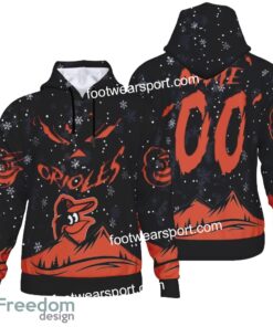Custom Number And Name Baltimore Orioles Grinch Face 3D Hoodie, 3D Tshirt, Sweater AOP For Adult