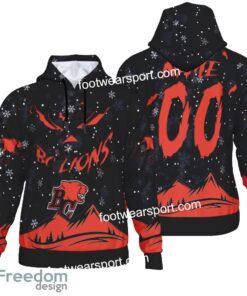 Custom Number And Name BC Lions Grinch Face 3D Hoodie, 3D Tshirt, Sweater AOP For Adult