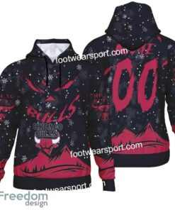 Custom Number And Name Chicago Bulls Grinch Face 3D Hoodie, 3D Tshirt, Sweater AOP For Fans