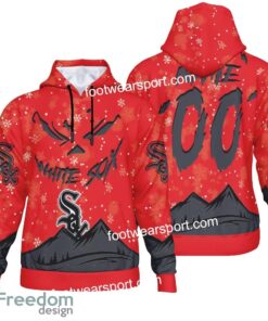Custom Number And Name Chicago White Sox Grinch Face 3D Hoodie, 3D Tshirt, Sweater AOP For Fans