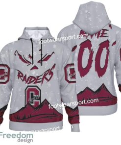 Custom Number And Name Colgate Raiders Grinch Face 3D Hoodie, 3D Tshirt, Sweater AOP For Men, Women Custom Number And Name Colgate Raiders Grinch Face 3D Hoodie, 3D Tshirt, Sweater AOP For Men, Women