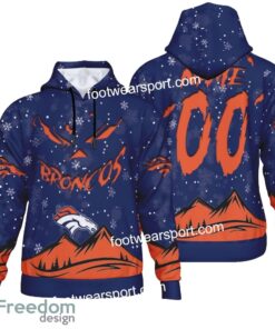 Custom Number And Name Denver Broncos Grinch Face 3D Hoodie, 3D Tshirt, Sweater AOP For Fans Custom Number And Name Denver Broncos Grinch Face 3D Hoodie, 3D Tshirt, Sweater AOP For Fans