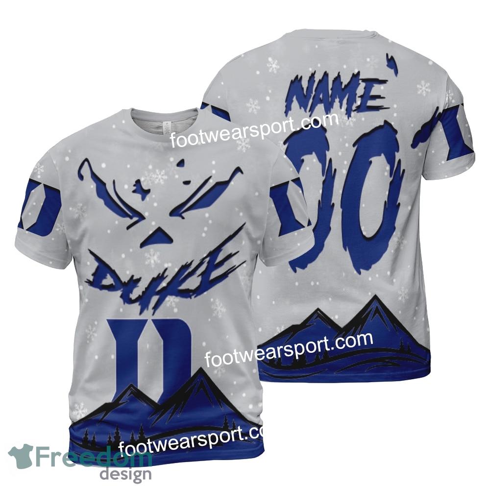 Custom Number And Name Duke Blue Devils Grinch Face 3D Hoodie, 3D Tshirt, Sweater AOP Gift Holidays image Custom Number And Name Duke Blue Devils Grinch Face 3D Hoodie, 3D Tshirt, Sweater AOP Gift Holidays - NCAA Duke Blue Devils Grinch Face 3D Hoodie, 3D Tshirt, Sweater AOP Custom Number And Name Photo 2