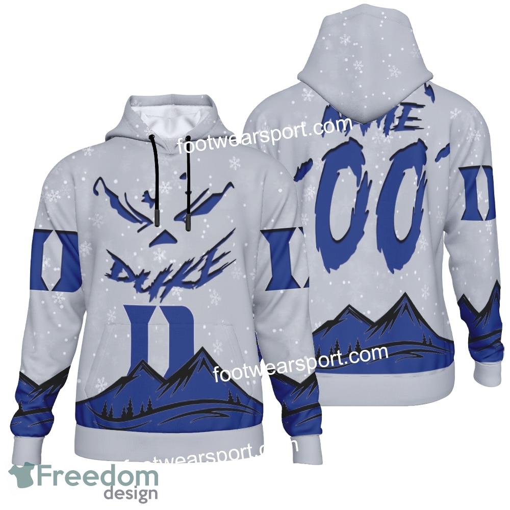 Custom Number And Name Duke Blue Devils Grinch Face 3D Hoodie, 3D Tshirt, Sweater AOP Gift Holidays image Custom Number And Name Duke Blue Devils Grinch Face 3D Hoodie, 3D Tshirt, Sweater AOP Gift Holidays - NCAA Duke Blue Devils Grinch Face 3D Hoodie, 3D Tshirt, Sweater AOP Custom Number And Name Photo 1