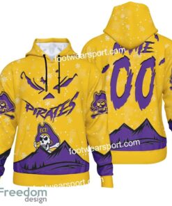 Custom Number And Name East Carolina Pirates Grinch Face 3D Hoodie, 3D Tshirt, Sweater AOP For Adult Custom Number And Name East Carolina Pirates Grinch Face 3D Hoodie, 3D Tshirt, Sweater AOP For Adult