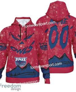 Custom Number And Name Florida Atlantic Owls Grinch Face 3D Hoodie, 3D Tshirt, Sweater AOP For Fans Custom Number And Name Florida Atlantic Owls Grinch Face 3D Hoodie, 3D Tshirt, Sweater AOP For Fans