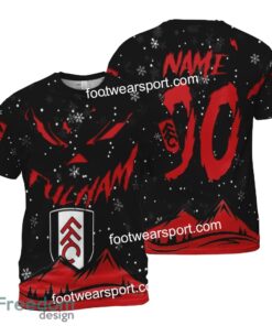 Custom Number And Name Fulham Grinch Face 3D Hoodie, 3D Tshirt, Sweater AOP For Fans - EPL Fulham Grinch Face 3D Hoodie, 3D Tshirt, Sweater AOP Custom Number And Name Photo 2