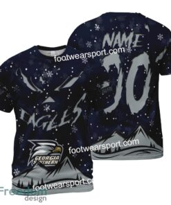 Custom Number And Name Georgia Southern Eagles Grinch Face 3D Hoodie, 3D Tshirt, Sweater AOP For Fans - NCAA Georgia Southern Eagles Grinch Face 3D Hoodie, 3D Tshirt, Sweater AOP Custom Number And Name Photo 2