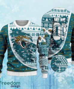 Custom Number And Name NFL Jacksonville Jaguars Christmas Ugly 3D Sweater Gift For Christmas